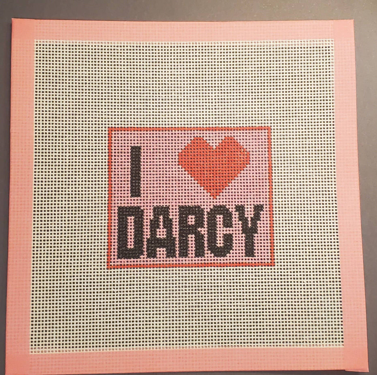 Needlepoint canvas Pride and Prejudice Darcy