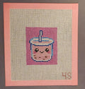 Boba needlepoint hand painted canvas 14 mesh