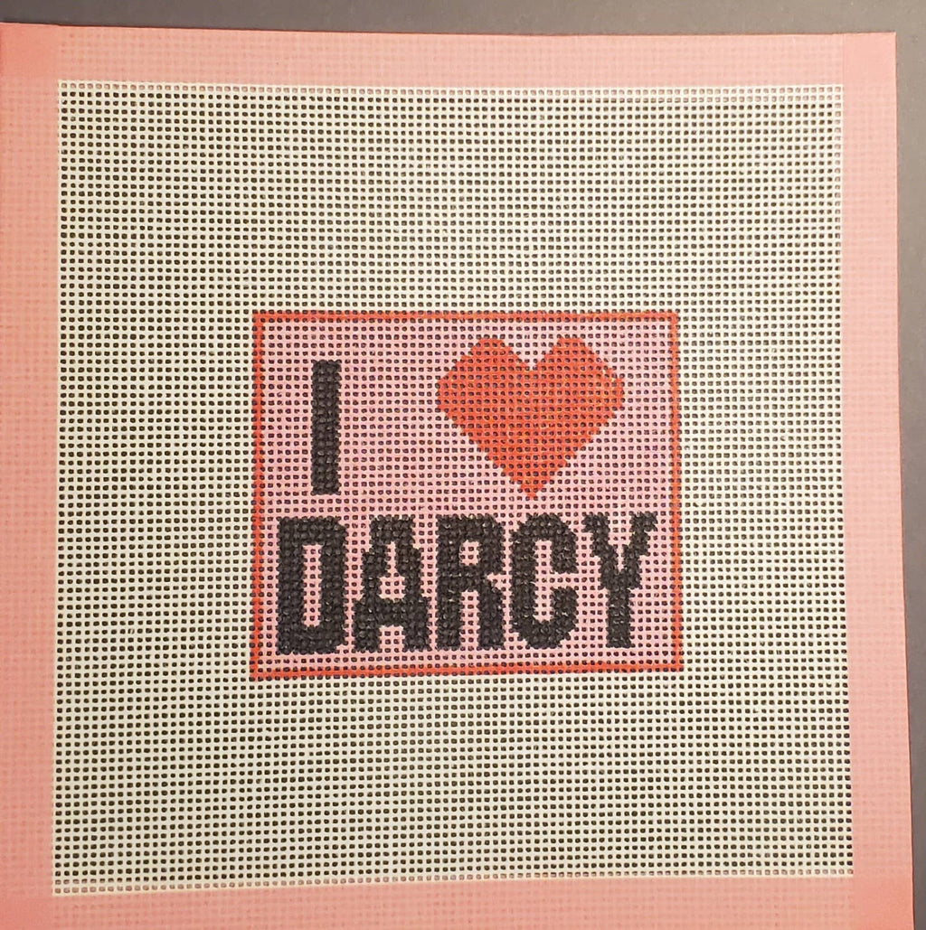 Needlepoint canvas Pride and Prejudice Darcy