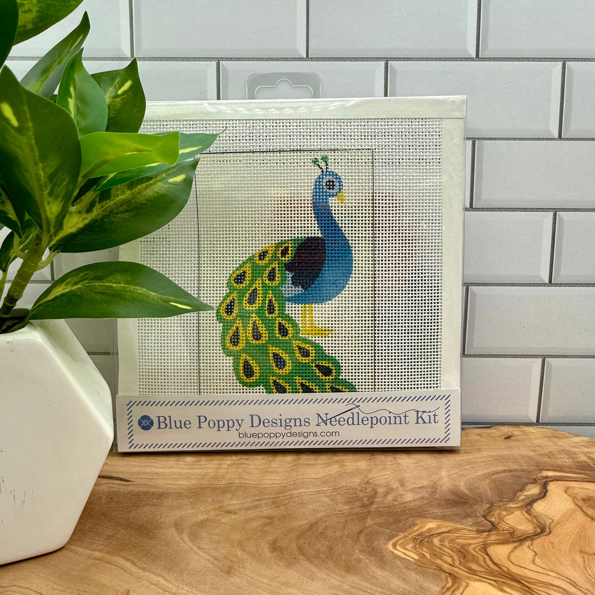 Peacock Needlepoint Design